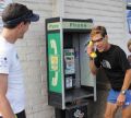 Karnazes returns to phone booth that made him Super Man